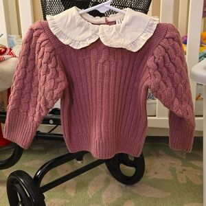 NWOT Janie and Jack Knit Collared Sweater - 12-18m